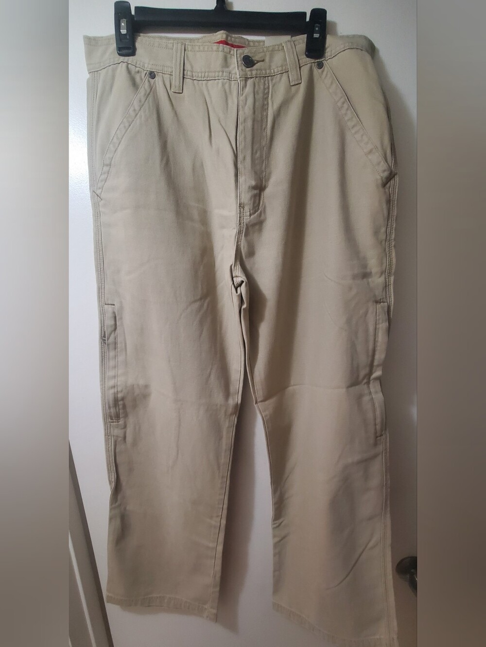 Unionbay Men's Beige Casual Pants - Classic Straight Fit 34x32